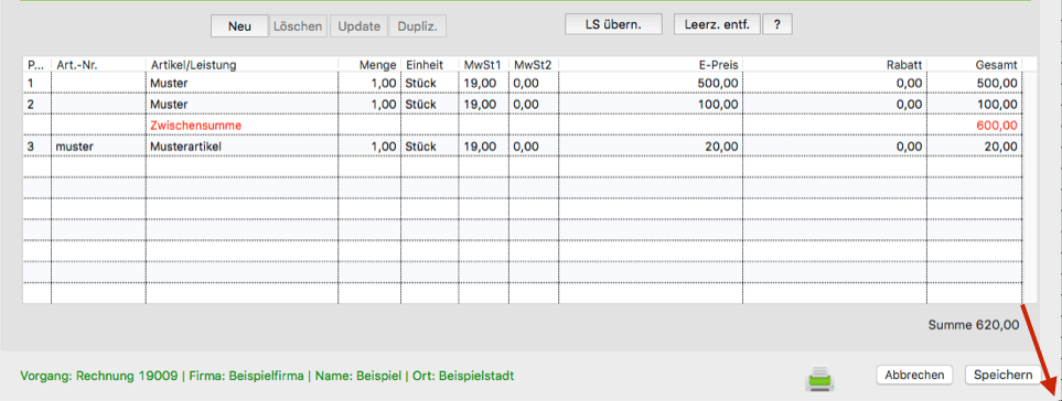 Fenstergroeße einstellen